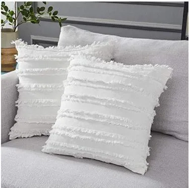 European-Style High-Precision Hot Drilling Sofa Cushion, Can Be Customized Luxury Tassel New Pillowcase